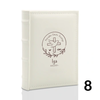 Album na chrzest, wsuwany, 100 zdjęć 13x18, personalizowany, 12 wzorów